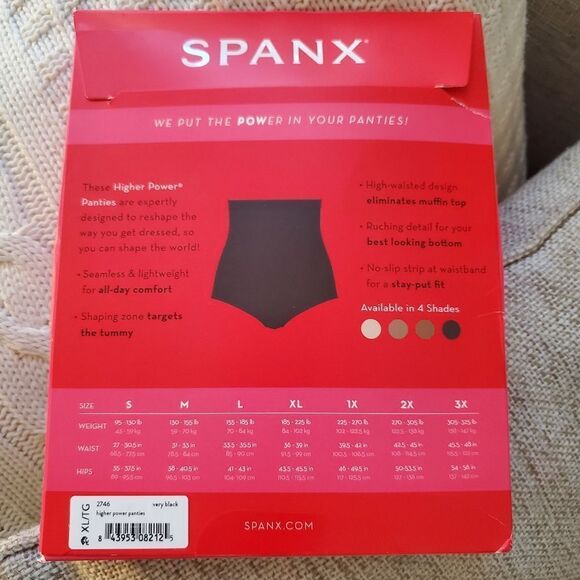 SPANX - Higher Power Pantie Briefs - [Very Black] - Picture 8 of 13